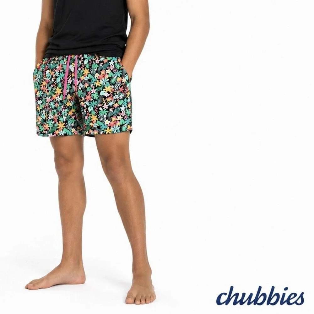 Chubbies The Toucan Do Its Swim Trunks Boys Size L 14/16 Tropical Toucan Floral